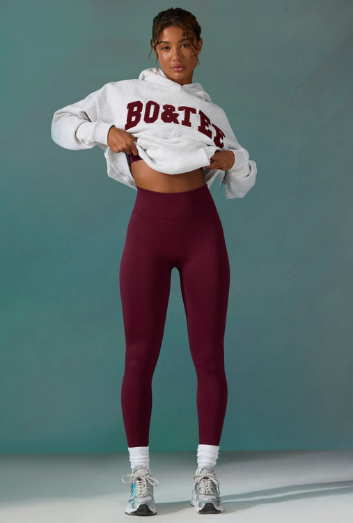 Dedicated High Waist Super Sculpt Leggings in Burgundy