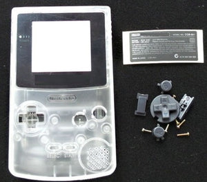 Gbc Gameboy Color Replacement Shell Transparent White Staticcore