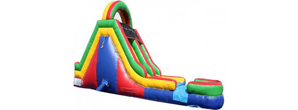 rainbow inflatable slide wet n dry slides for kids and adults