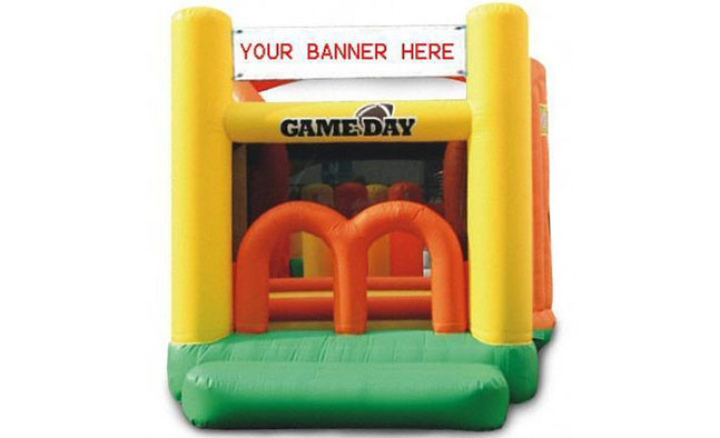 gameday yellow commercial grade bounce houses