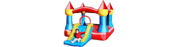 indoor bounce house with slides