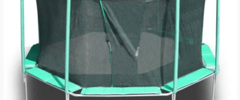 octagonal trampoline for sale with safety net