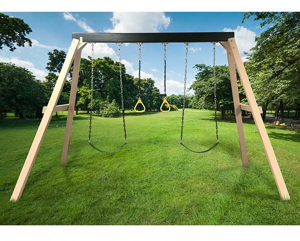 Swing sets provide a soothing environment