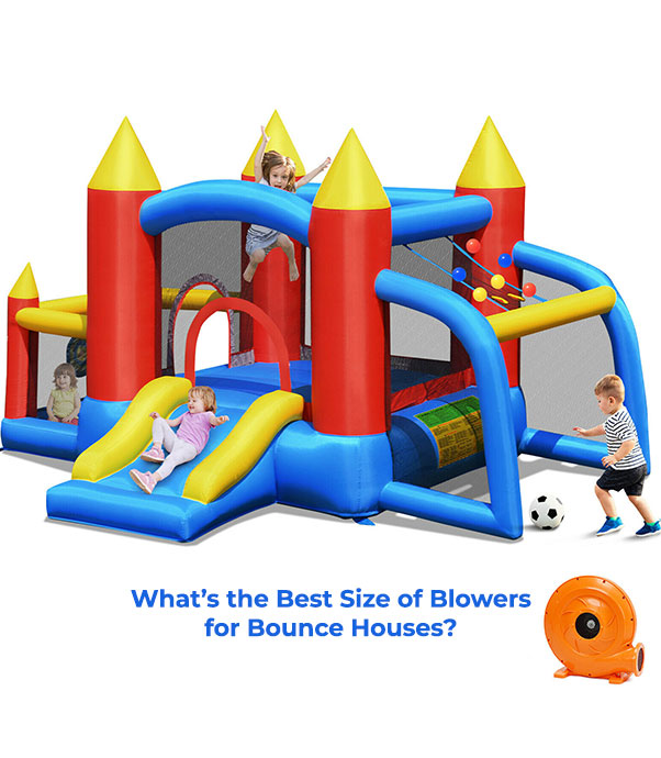 find the best air blower for your large bounce house