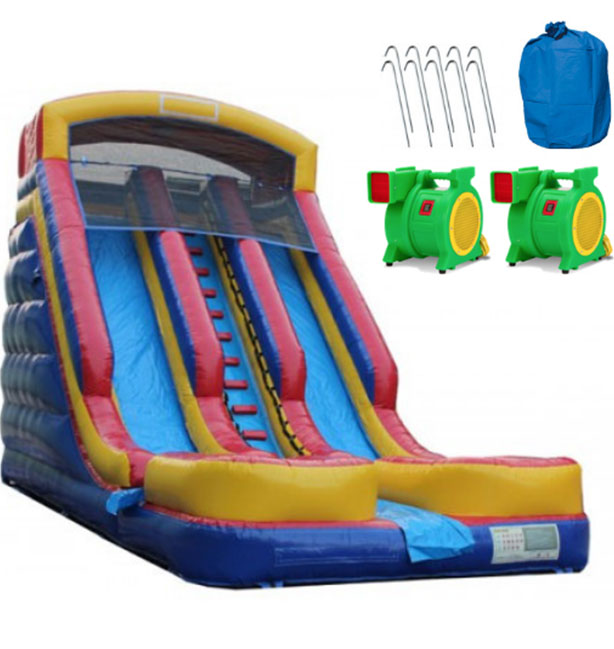 commercial grade inflatable water slides with blower