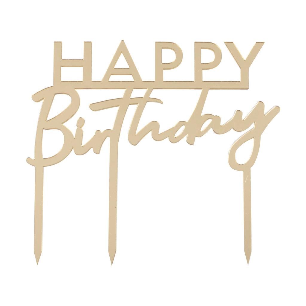 Ginger Ray® Scritta da appendere Happy Birthday con palloncini