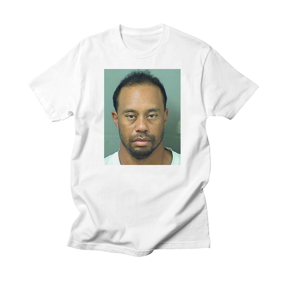 tiger woods mugshot tee