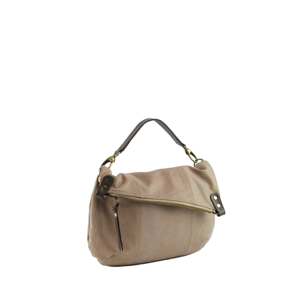 Manzoni Accessories - Biscuit Leather Shoulder Bag / Crossbody - N561
