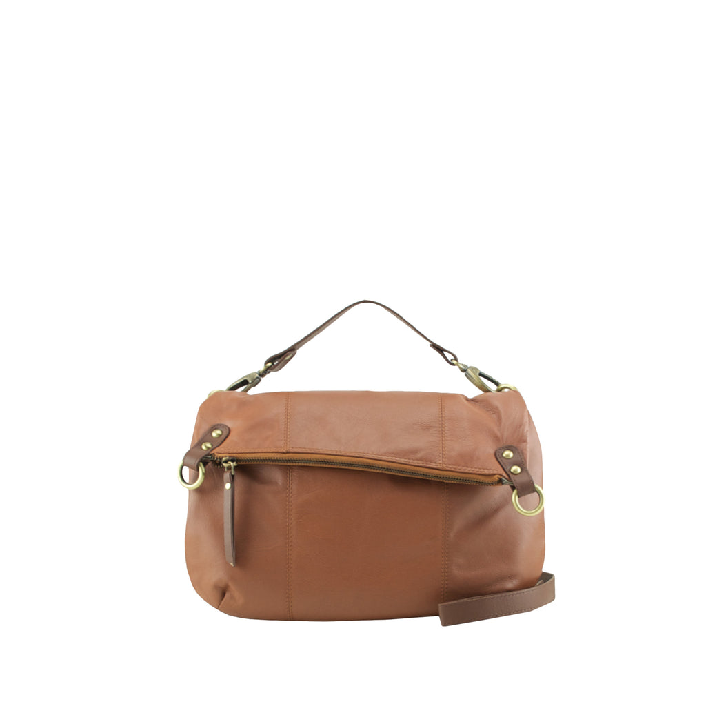 Manzoni Accessories - Tan Leather Shoulder Bag / Crossbody - N561