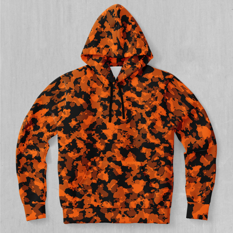 Savage Orange Camo Streetwear Camouflage Polyester Hoodie - Azimuth ...