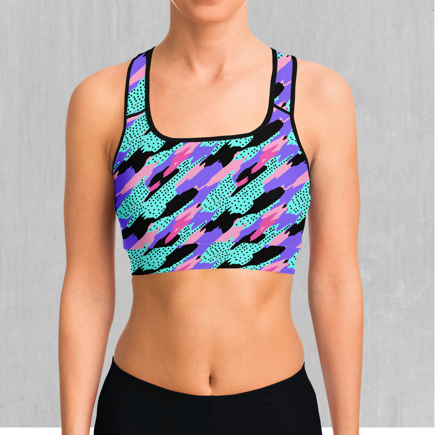 Vibe Sports Bra in Lava Lamp