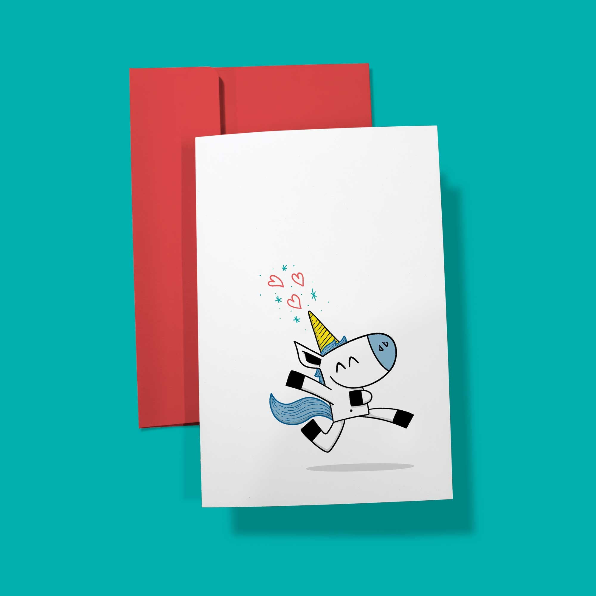 Unicorn | Valentine's Day Note Card