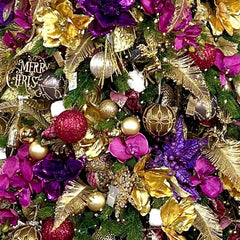 Glam Golds & Lilacs Tree Decorations