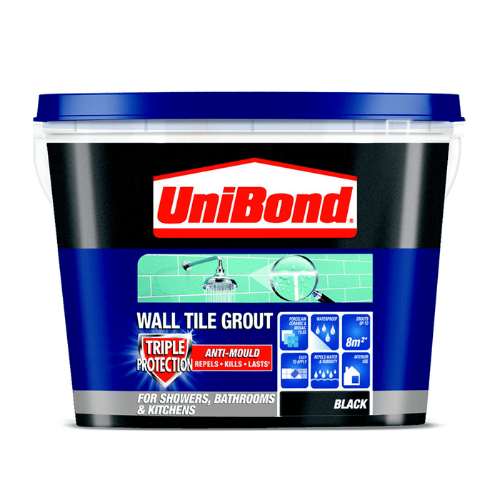 Unibond Ready Mixed Wall Tile Grout Black