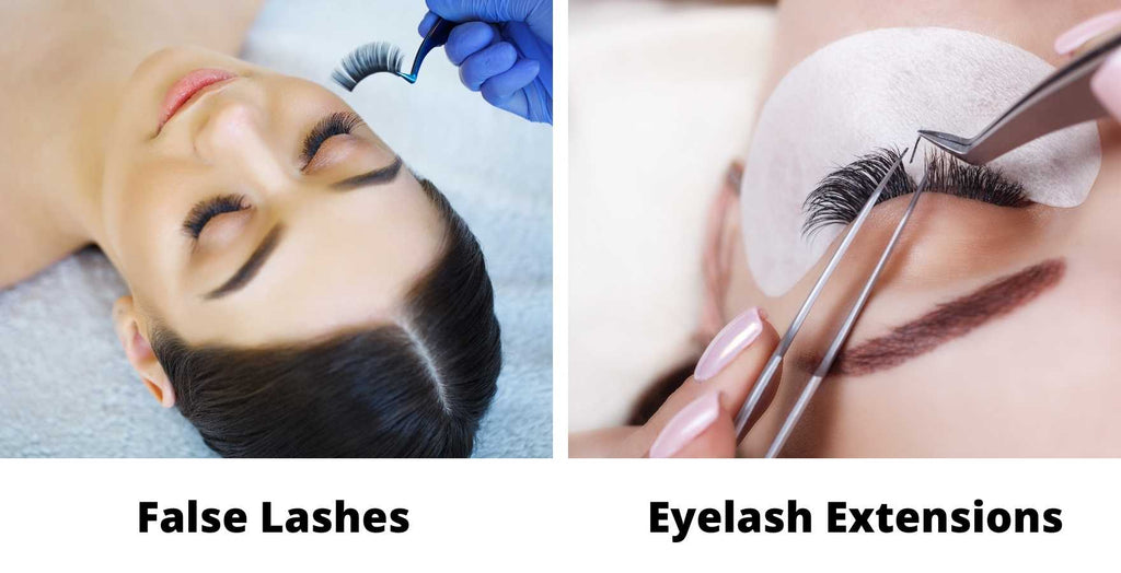 Lash Extensions vs False Lashes