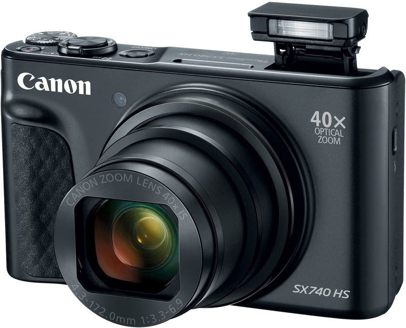 afgewerkt component druiven Canon PowerShot SX740 20.3MP CMOS 4K 1080p Video 40x Zoom Wifi / NFC D –  iHeartCamera