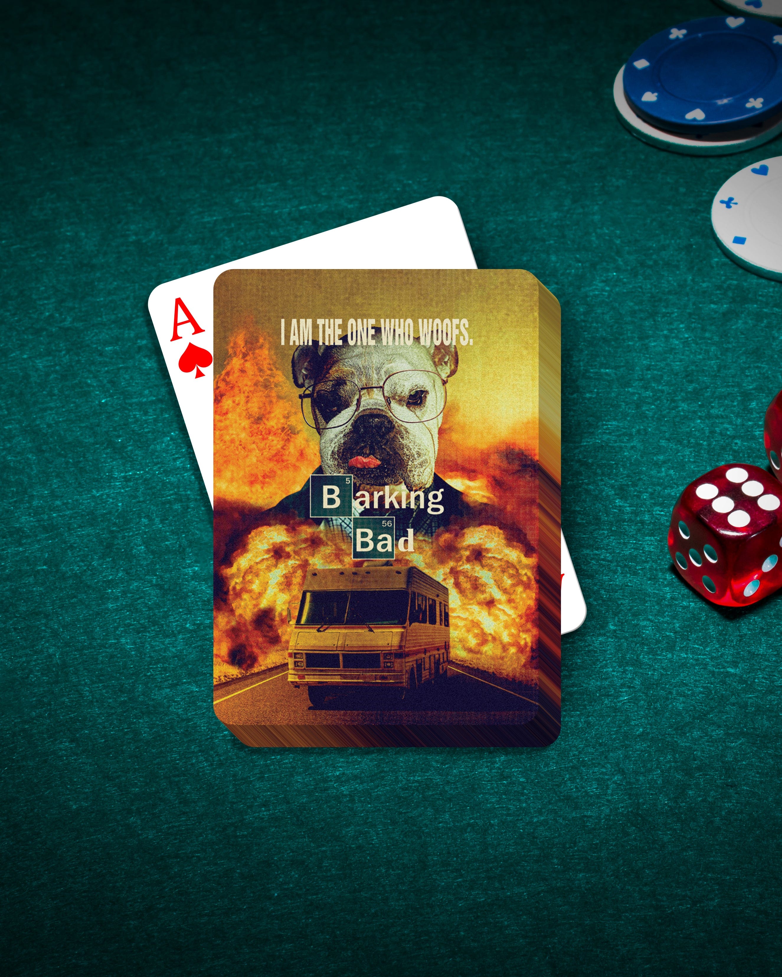 'Barking Bad' Personalized Pet Playing Cards