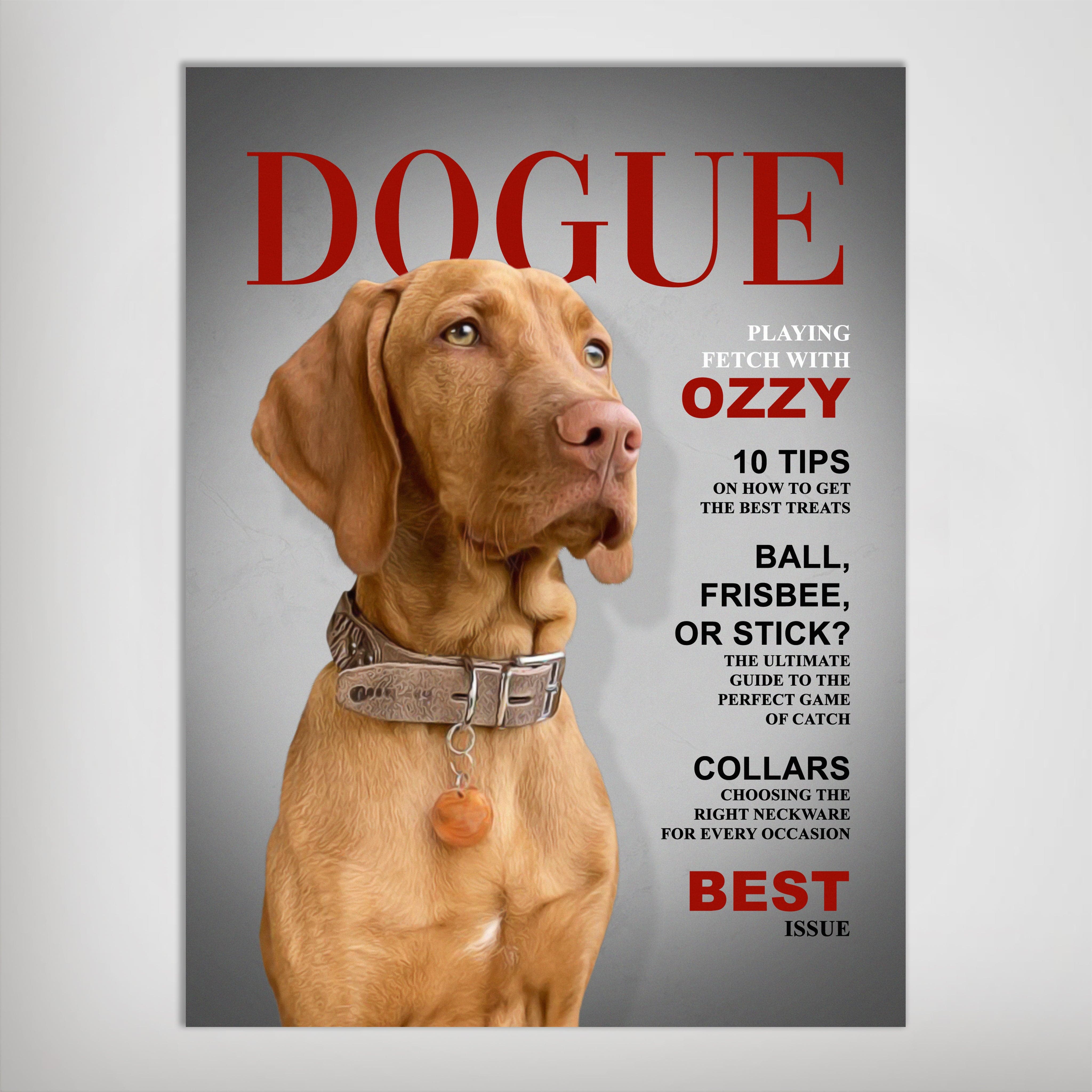 Playdog - Custom Dog Magazine – My Perfect Poster