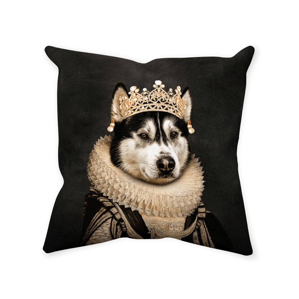 'The Lady of Pearls' Personalized Pet Throw Pillow