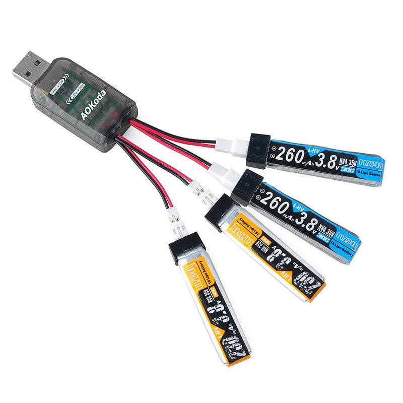 CX405 4CH PH2.0 Multi Micro USB Lipo Battery Charger –
