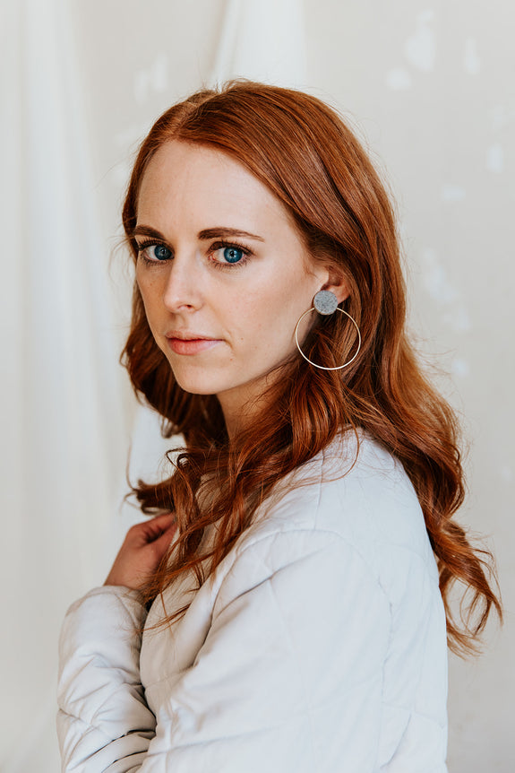 Zoe Circle Hoop Earrings – Heritage & Bloom