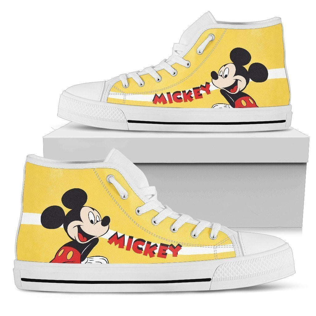 MK Disney High Top Canvas Shoes 9 