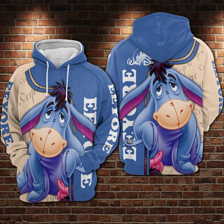 eeyore zip up hoodie