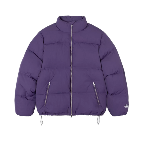 Stussy Nylon Down Puffer - Black – Ninetimes Skateshop