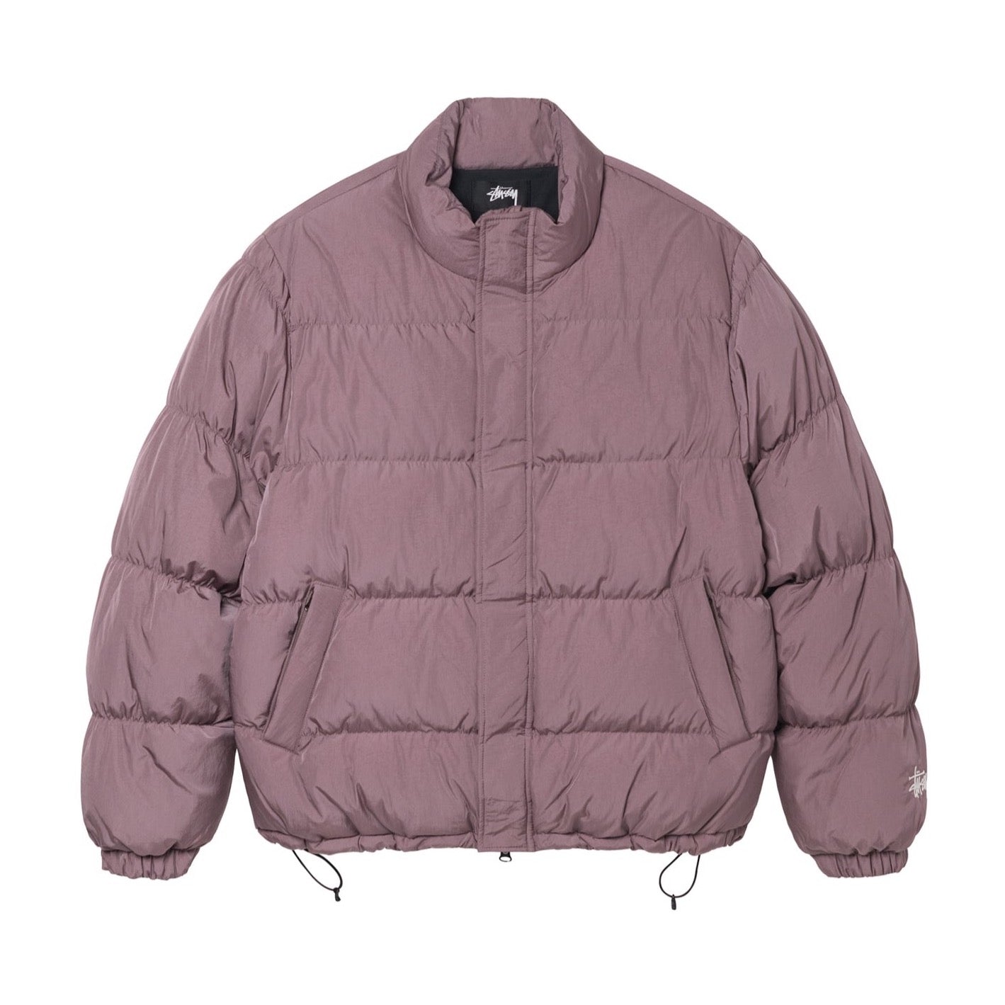 Stussy Ripstop Down Puffer Jacket - Rose