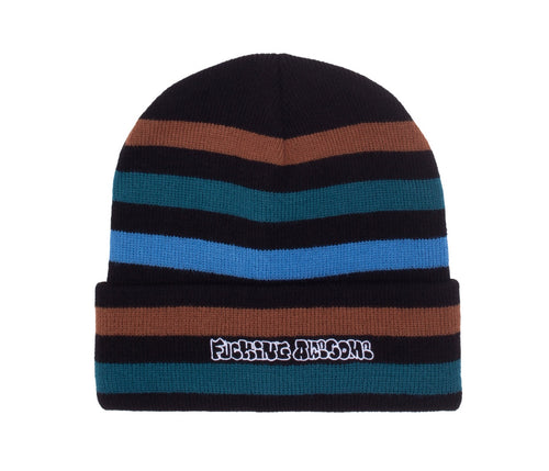 Fucking Awesome Running Logo Cuff Beanie - Black – Ninetimes