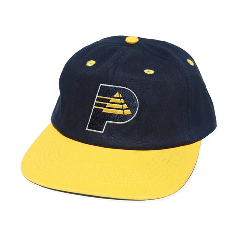 Theories Hoosier Snapback Hat - Navy/Yellow