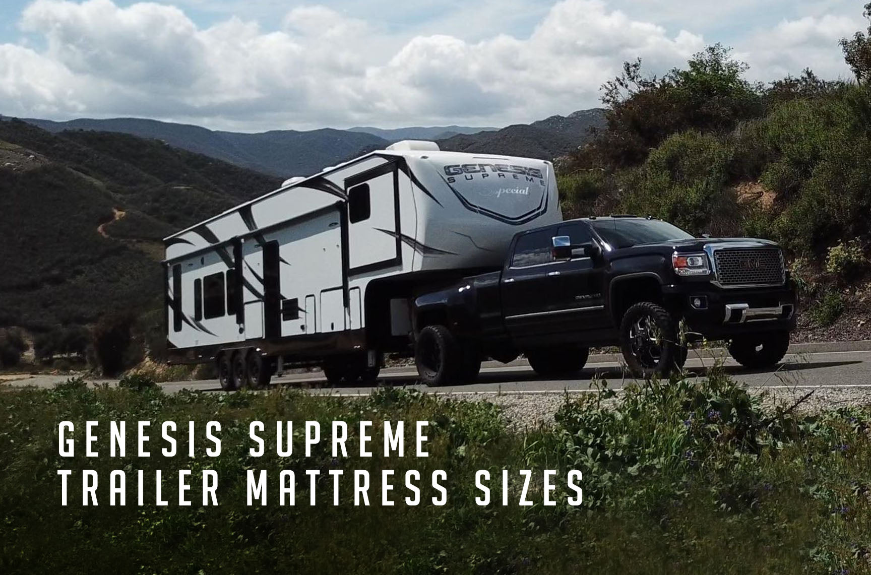 Genesis trailer Mattress sizes