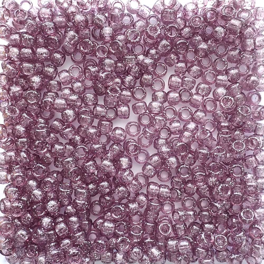 Buy Purple Multicolor Mix Plastic Pony Beads Bulk 6x9mm, 1000 Beads, Made  in The USA, Bulk Pony Beads Package for Arts & Crafts Online at  desertcartINDIA