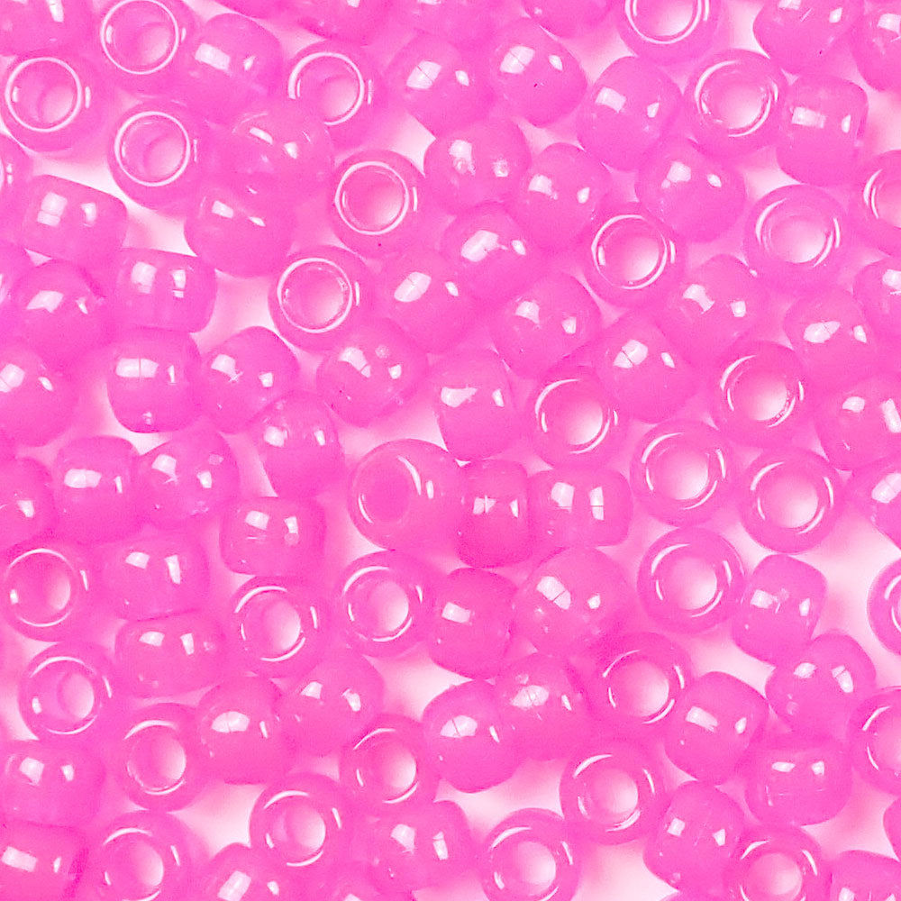  BeadTin Pink Glow 6mm Round Craft Beads (500pcs) : Arts, Crafts  & Sewing