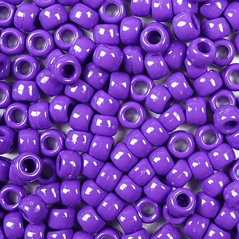 Pony Beads, 9x6mm, Color-Changing (in Sunlight), Ultra-Violet Sunshine  Beads, Multi-Color (250 Pieces)