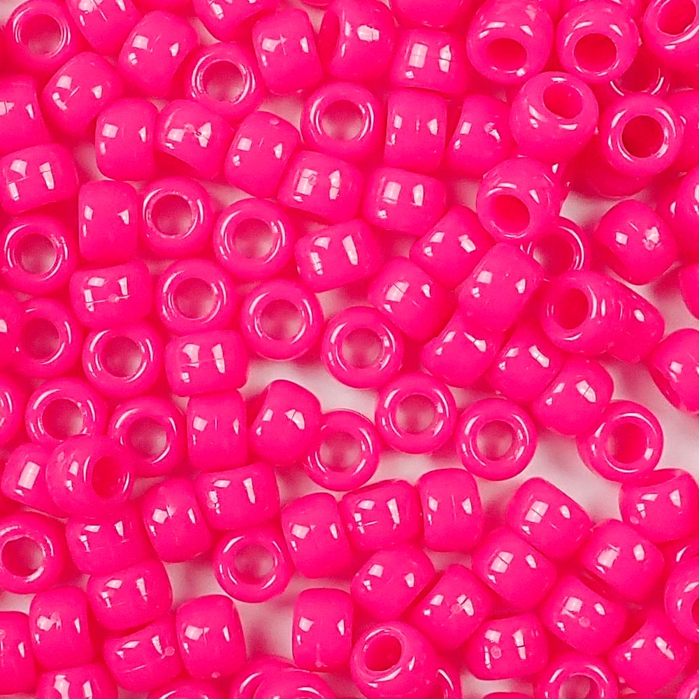  BeadTin Pink Glow 6mm Round Craft Beads (500pcs) : Arts, Crafts  & Sewing