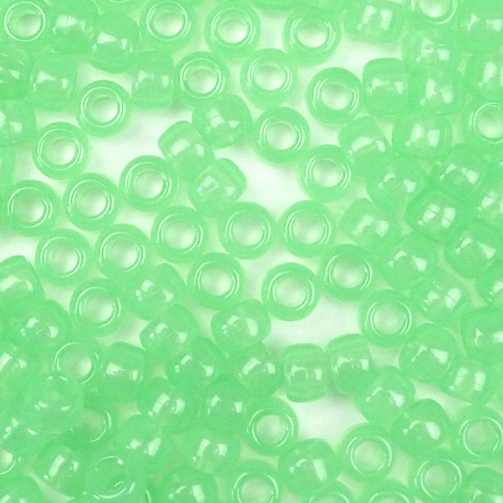 Creatology 6mm x 9mm Glow in The Dark Pony Beads - Each