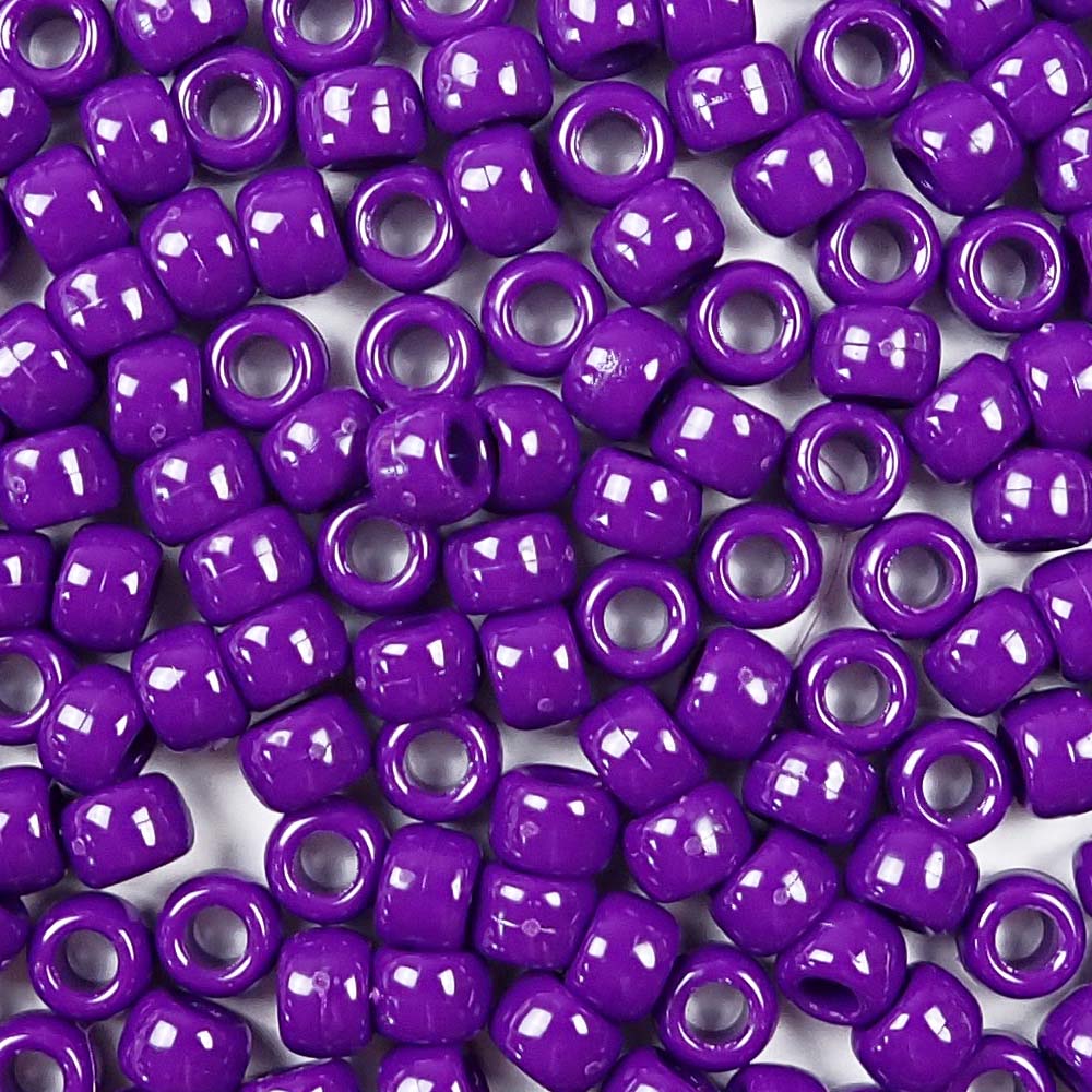 Plastic White Skull Beads, 36 beads - Pony Beads Plus