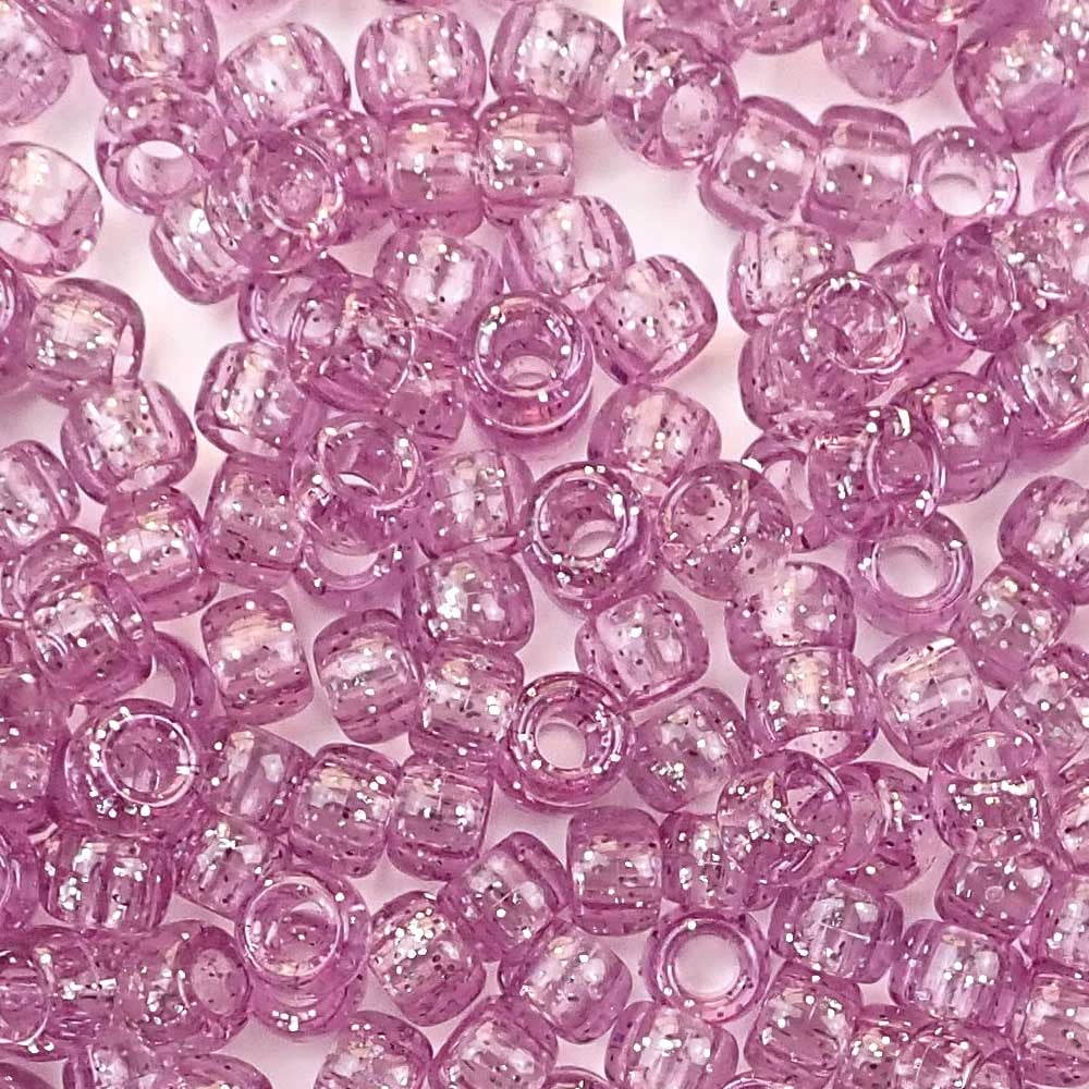 Check out our Purple Glitter Beads