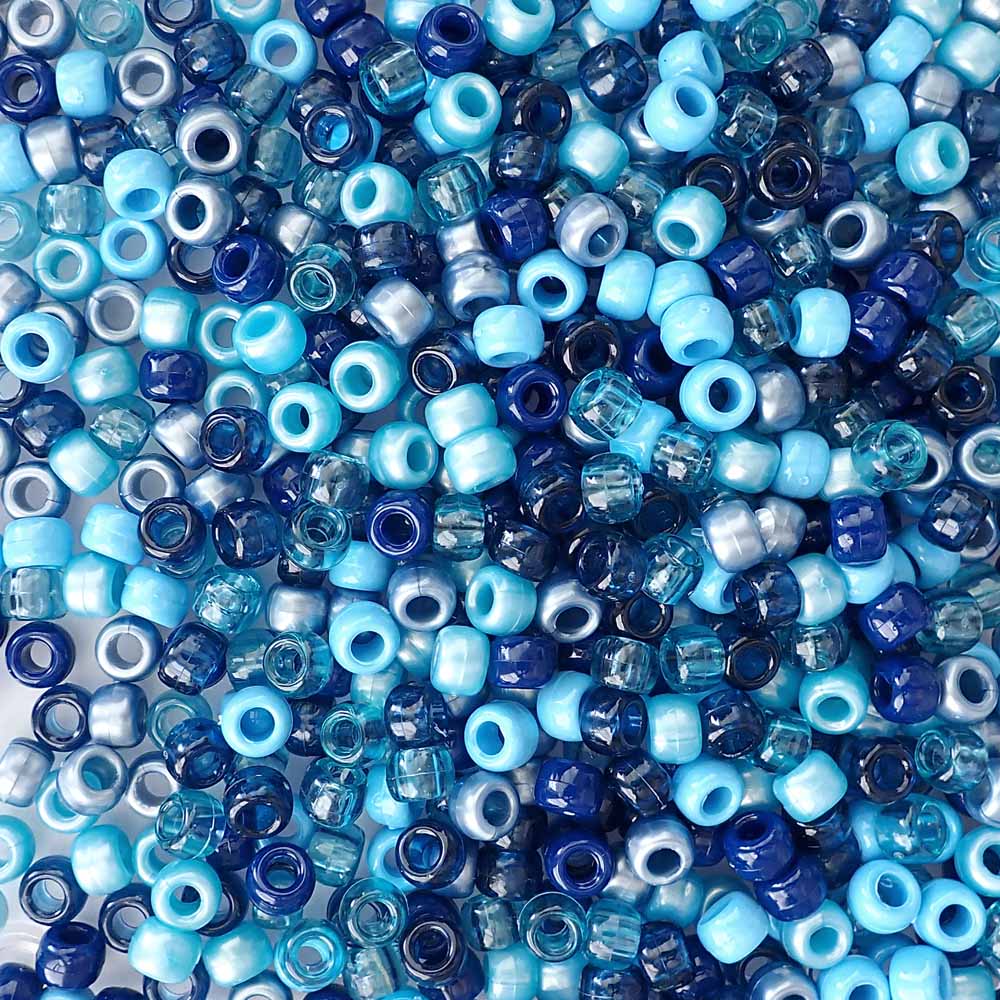 Plastic Number Circle Craft Beads by Bead Landing™, 7mm