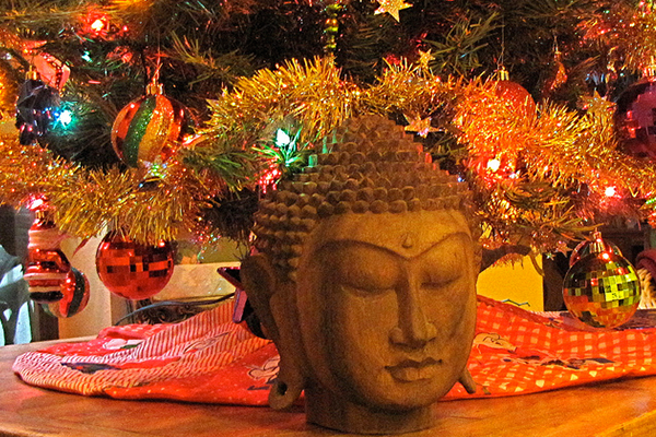 Statue de Bouddha cadeau de noel 