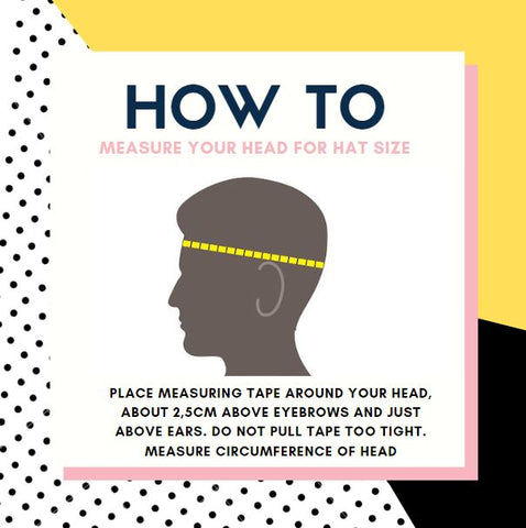 How to measure your head for Hat fit