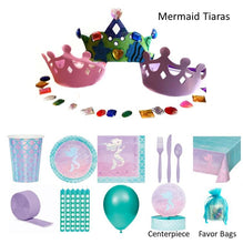 Load image into Gallery viewer, Mermaid Tiara Deluxe Party Kit