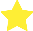 filled in star for 5 star rating