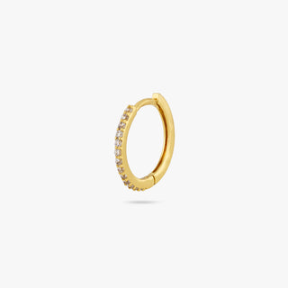 Small French Twist Hoop – Studs