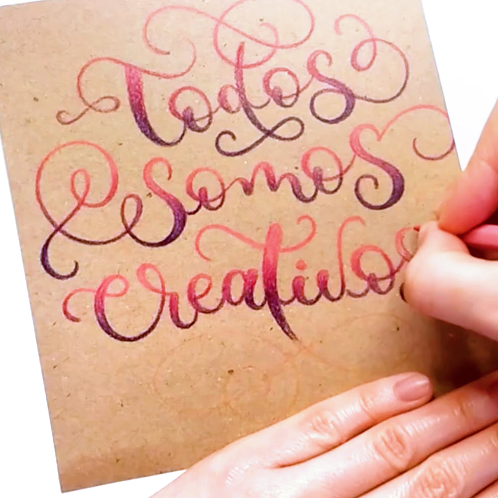 Curso de lettering y caligrafía con brush pens online – Miss Meissa