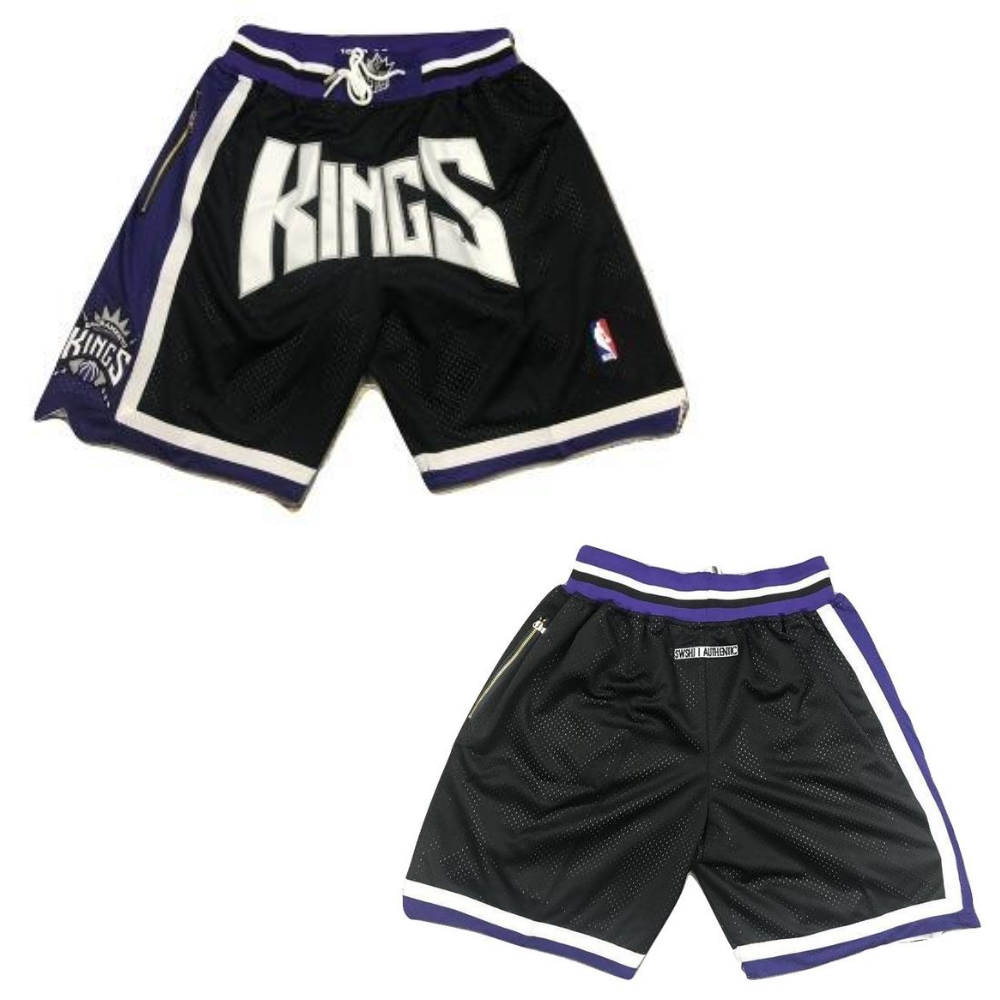 sacramento kings black shorts