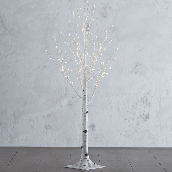 led birch tree battery operated