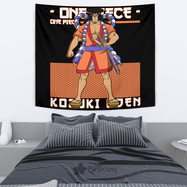 Kozuki Oden Tapestry Custom One Piece Anime Room Decor 4 - PerfectIvy