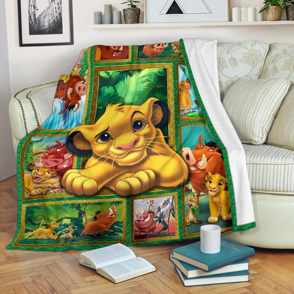 lion king plush blanket